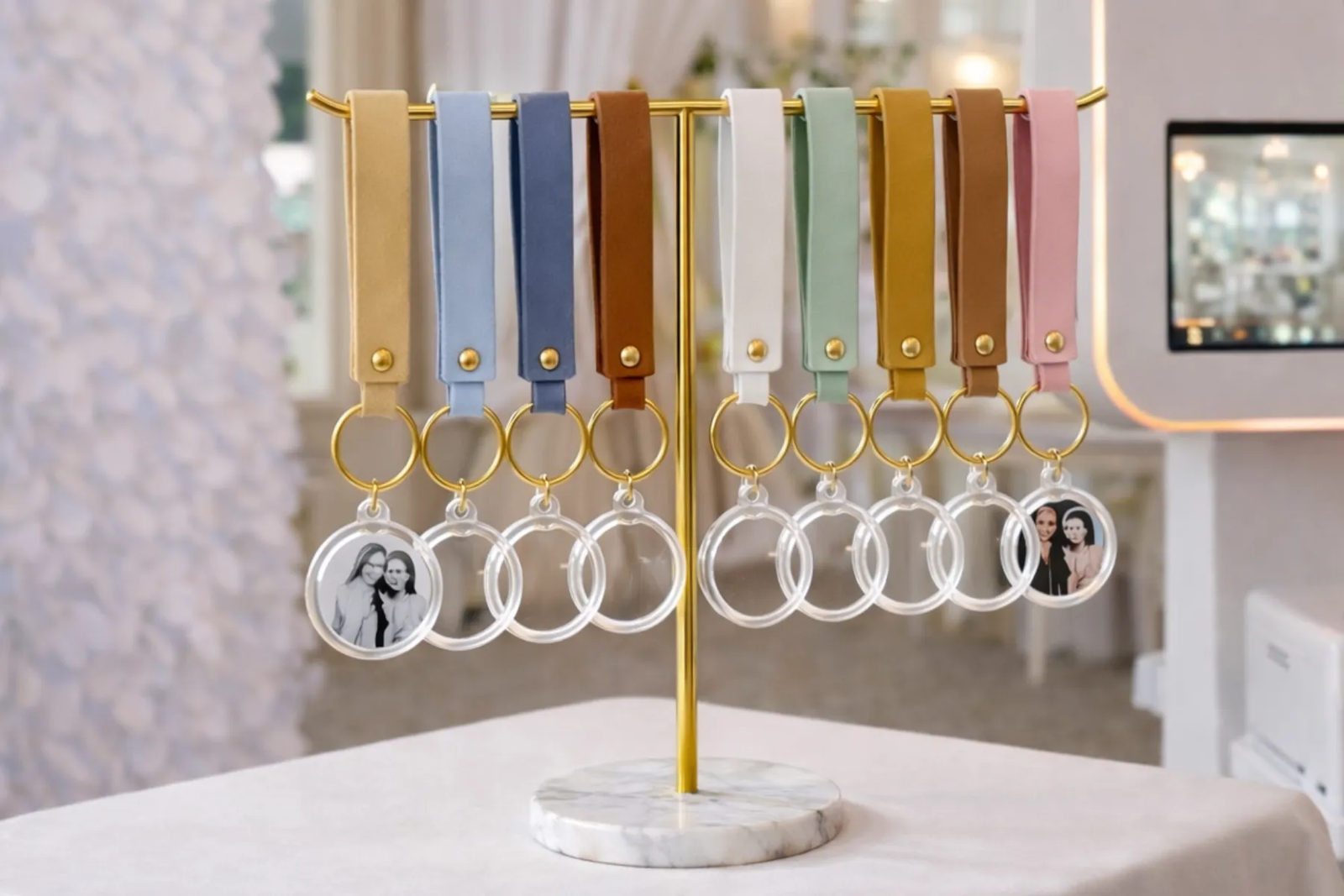 Wedding photo booth setup